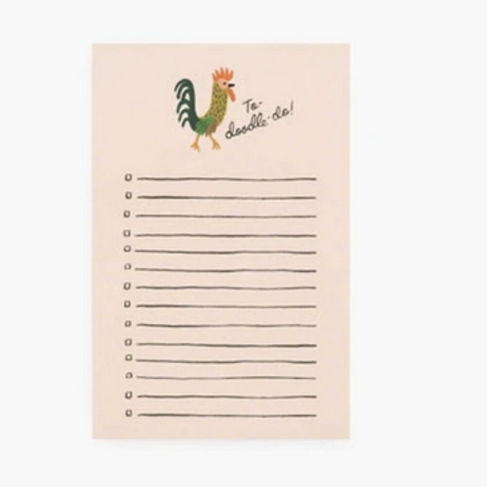 Rifle Paper Co. To-Doodle-Do Checklist Notepad